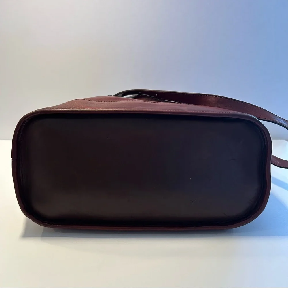 Brahmin - Vintage Brown Leather Tote Bag - Picture 11 of 16